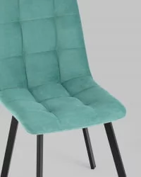 Стул Оливер Скуаре велюр Мятный / Oliver Square